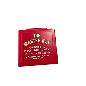 The Master Key Chromatic Pitch Instrument 13 key A-440 13 Keys USA Made